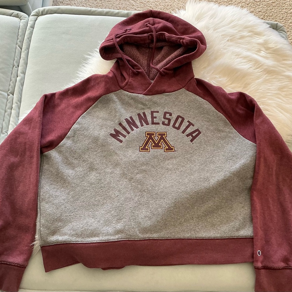 Champion University of Minnesota
Maroon and Gray Youth Hoodie Size M